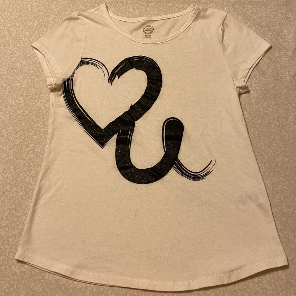 Girls XL (14-16) Wonder Nation Short Sleeve Tee Shirt